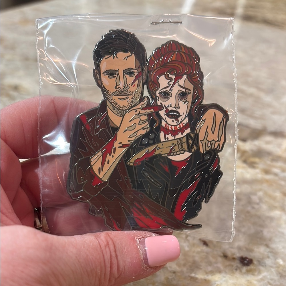 Supernatural Dean & Abbadon Pin